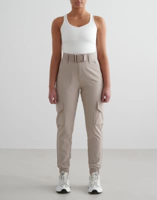 Aim'n - Dark Clay - Cargohose in Beige-Neutral