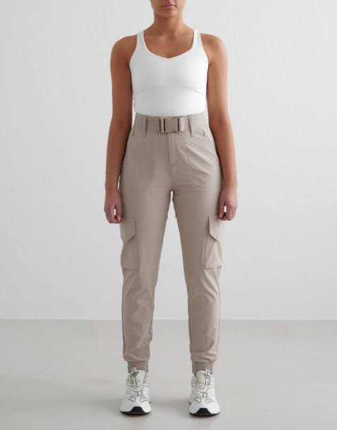 Aim'n - Dark Clay - Pantaloni cargo beige - view 1