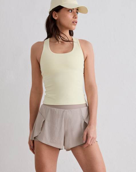 Aim'n Dark clay running shorts in dark clay - view 1