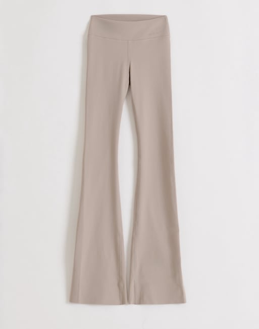 Aim'n - Dark Clay Sense - Leggings a zampa a vita medio alta beige, 3 di 4