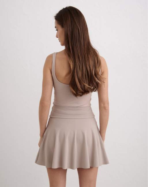 Aim'n Dark clay sense skort in dark clay, 4 of 5