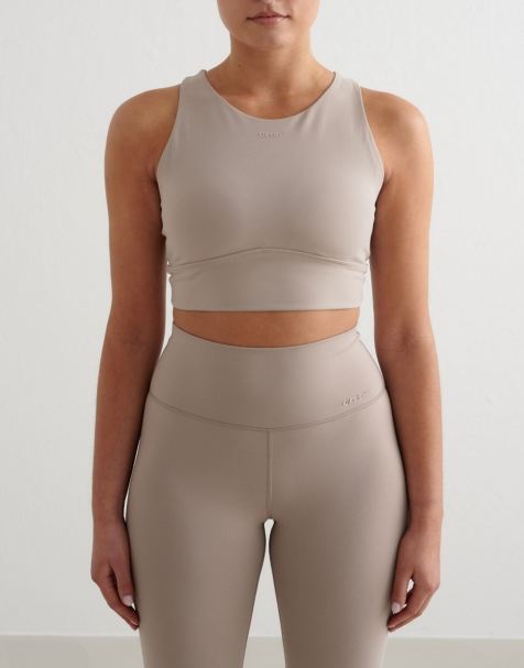 Aim'n Dark clay sense sports bra in dark clay - view 1