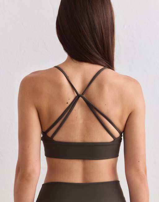 Aim'n - Dark Ivy Sense - Reggiseno con spalline color edera scuro, 4 di 4
