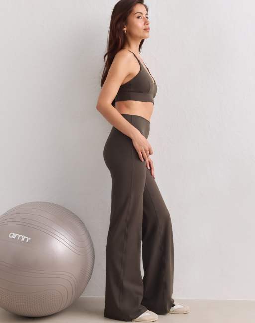 Aim'n Dark ivy sense tights med lige ben i mørk ivy, 2 af 4