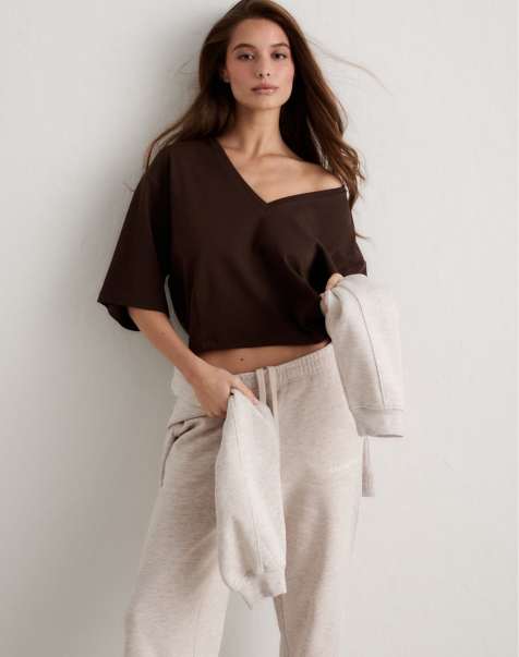 Aim'n - Elevated - Camiseta color chocolate - view 1