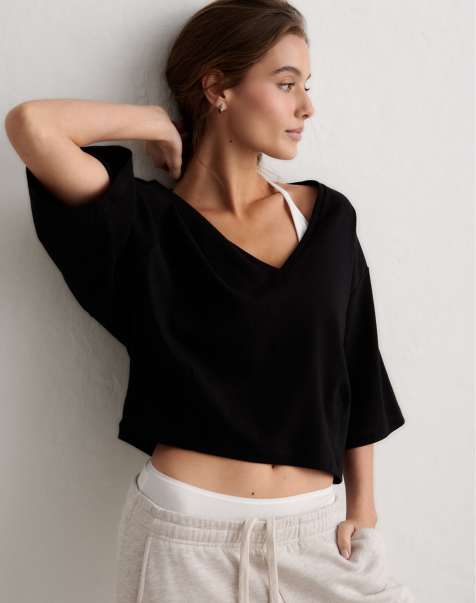 Aim'n - Elevated - T-shirt in zwart - view 1