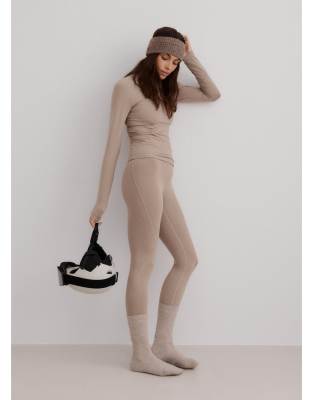 Aim'n - Espresso Baselayer - Leggings in der Farbe Espresso-Brown