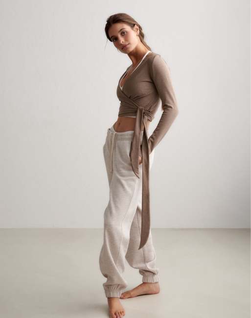 Aim'n Espresso melange shape seamless wrap long sleeve, 2 of 4