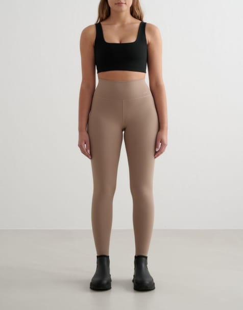 Aim'n Espresso warming tights in espresso - view 1