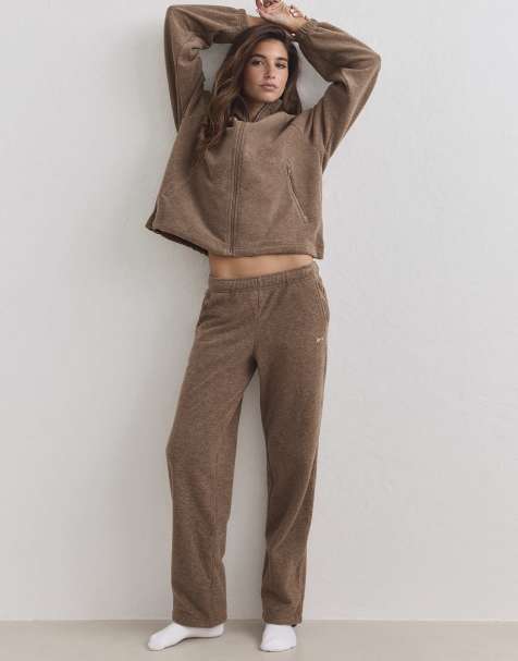 Aim'n Fleece-Hose in Haselnussbraun - view 1