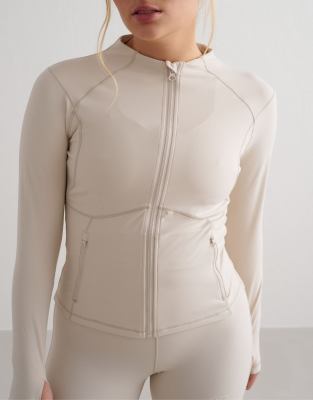 Aim'n - Formende Jacke in Clay mit Reißverschluss-Neutral