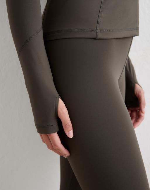 Aim'n giacca con zip termica in verde edera scuro, 4 di 4