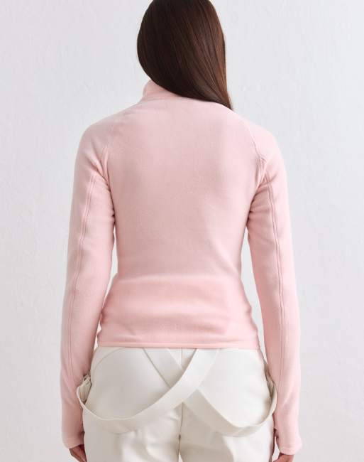 Aim'n giacca in pile elasticizzato con zip Pink frost, 2 di 4