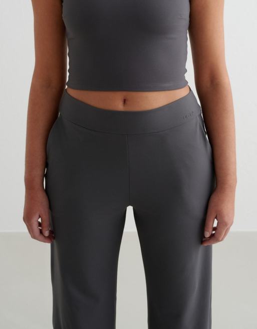Aim'n - Grey Sense - Broek met wijde pijpen in schaduwgrijs, 3 van 4