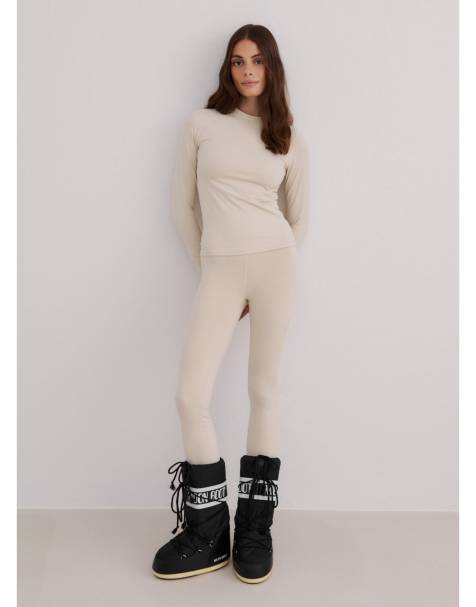 Aim'n - Leggings baselayer color cafe au lait - view 1