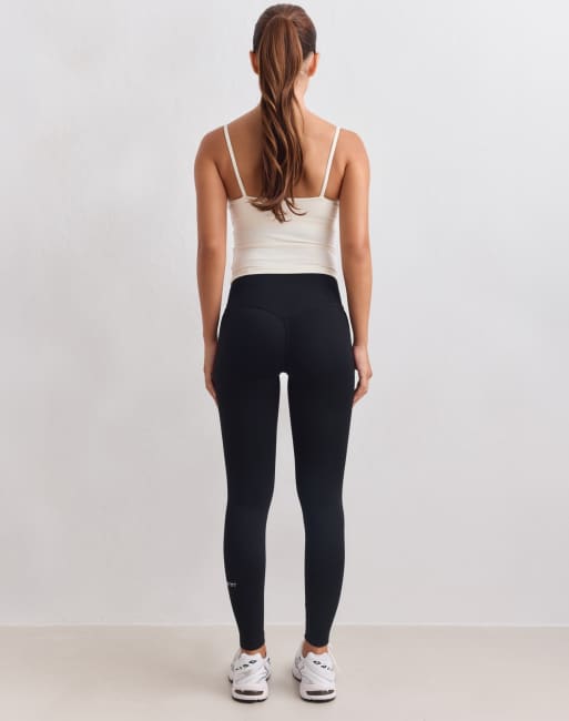 Aim'n leggings modellanti arricciati neri, 2 di 4