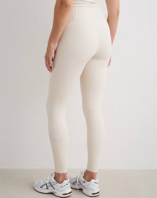 Aim'n - Leggings modellanti color sabbia, 3 di 4