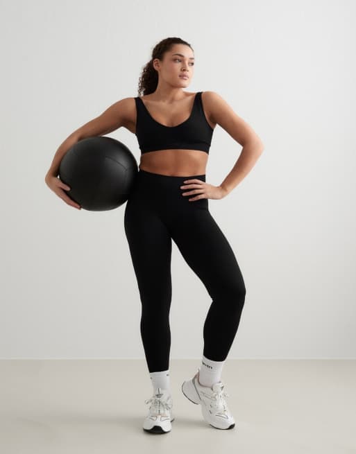 Aim'n - Leggings modellanti senza cuciture neri, 3 di 4