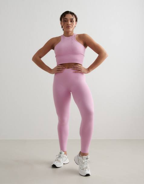 Aim'n - Leggings senza cuciture rosa zucchero filato - view 1