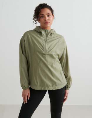 Aim'n - Leichter Anorak in blassem Khaki-Grün