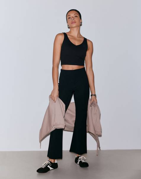 Aim'n - Luxe - Leggings a zampa neri - view 1