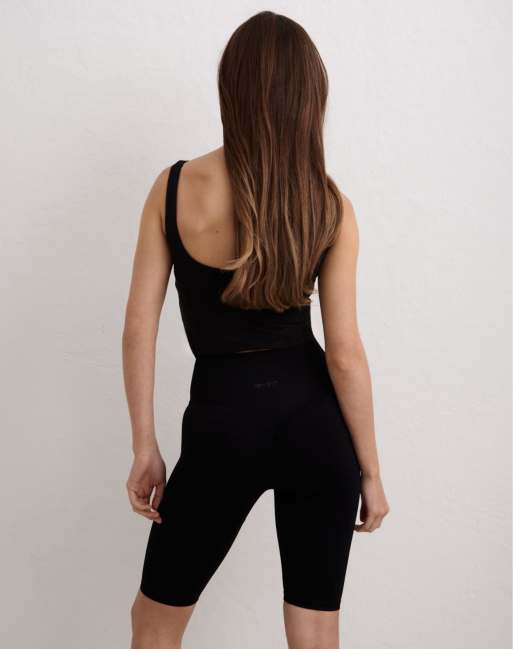 Aim'n - Mallas cortas negras moldeadoras sin costuras, 4 de 4