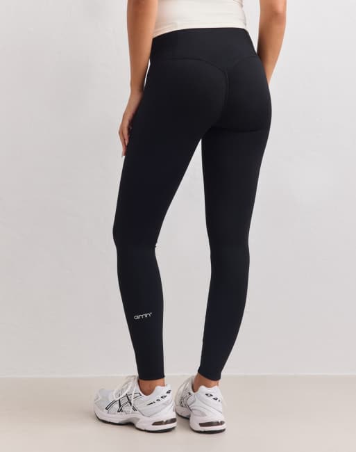 Aim'n - mallas moldeadoras fruncidas negras, 4 de 4