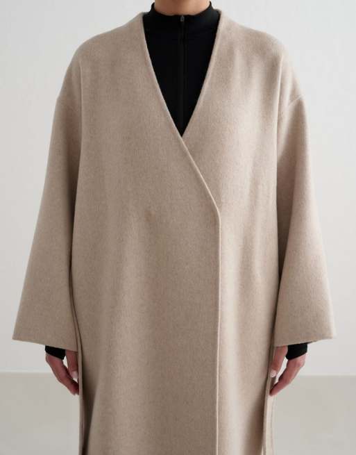 Aim'n - Manteau en laine - Argile foncé, 3 de 4