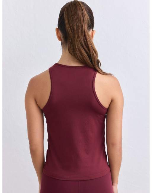 Aim'n Merlot blød basic singlet i merlot, 2 af 4