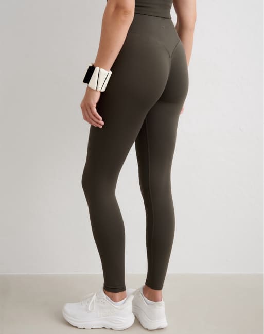 Aim'n Nahtlose Tall-Leggings mit Shaping-Effekt in Dunkelgrün, 3 von 4
