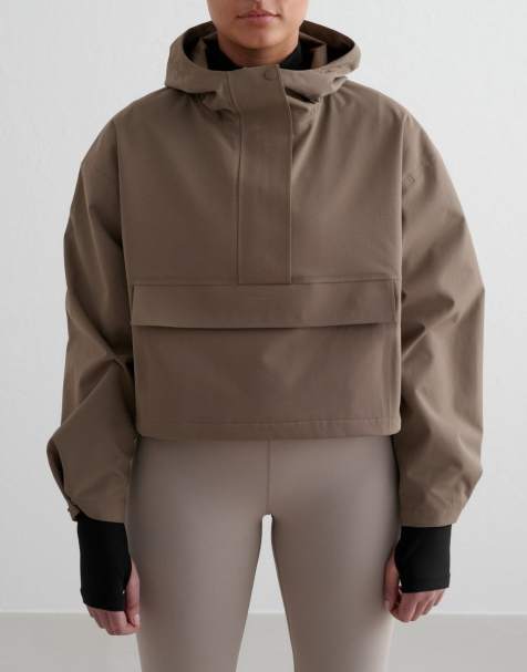Aim'n - Nougat - Anorak imperméable raccourci - Fauve - view 1