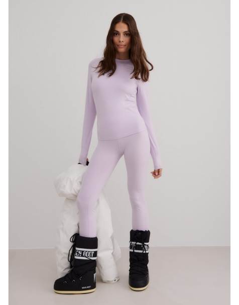 Aim'n – Pale Lavender Baselayer – Leggings in blassem Lavendel - view 1