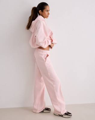 Pantalon de jogging en tissu éponge épais - Ballerine-Rose 38