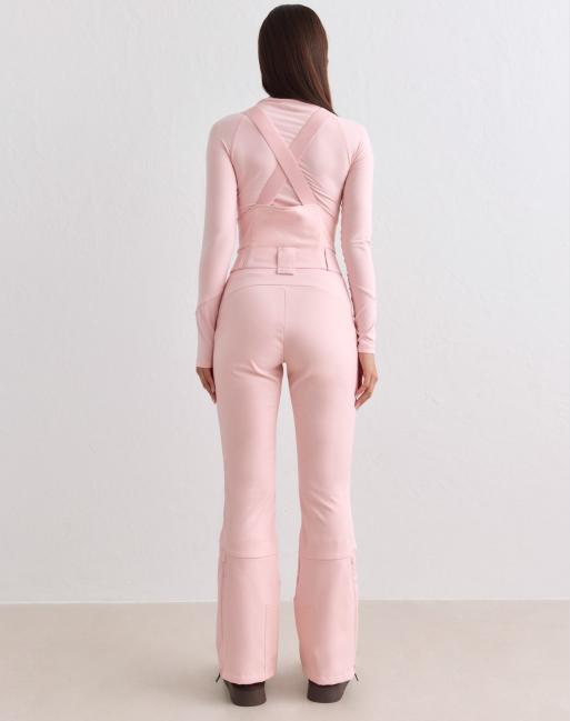 Aim'n pantalón peto térmico elástico en Pink frost, 2 de 4