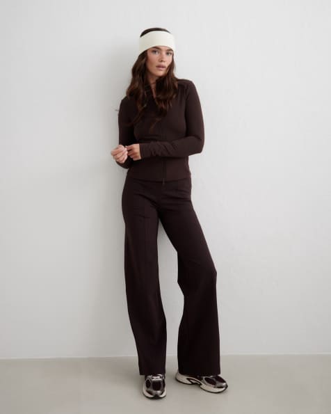 Aim'n pantalones con pinzas térmicos en cacao - view 1