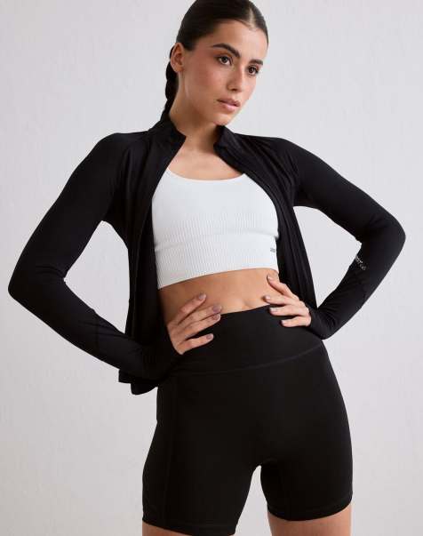 Aim'n - Pantalones cortos negros ajustados de largo medio para correr - view 1