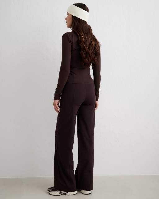Aim'n pantaloni con piega stirata riscaldanti in cacao, 2 di 4