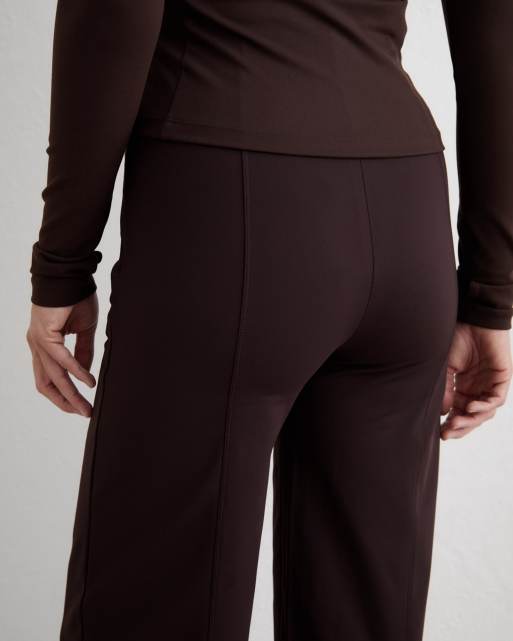 Aim'n pantaloni con piega stirata riscaldanti in cacao, 4 di 4