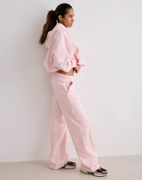 Aim'n - Pantaloni della tuta in spugna spessa rosa - view 1