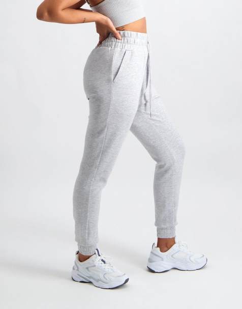 Aim'n - Pantaloni felpati comodi grigio chiaro mélange - view 1