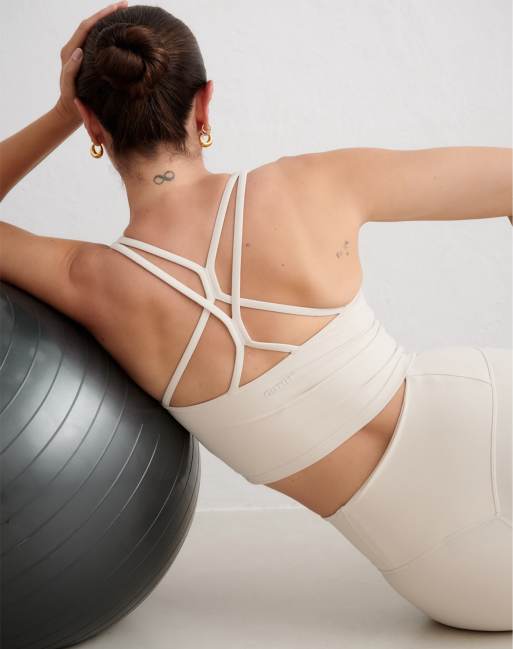 Aim'n sandkleurige sculpting bralette met bandjes, 4 van 4