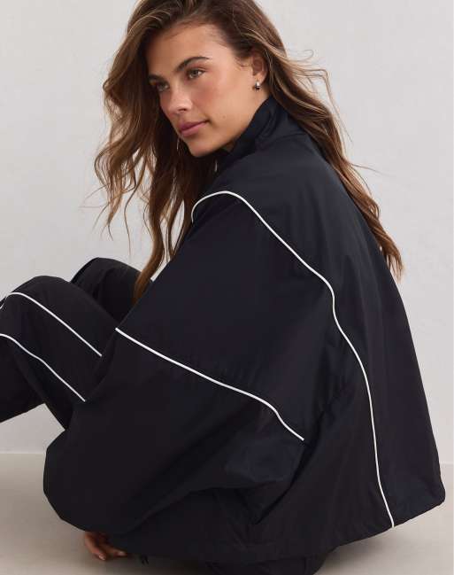 Aim'n schwarze Balance-Windstopper-Trainingsjacke, 4 von 4