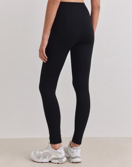 Aim'n schwarze wärmende Tights mit Taschen, 2 von 4