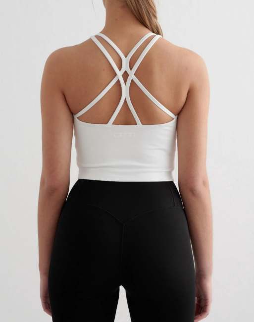 Aim'n – Sculpting Strappy – Bustier in Weiß mit Trägern, 2 von 4