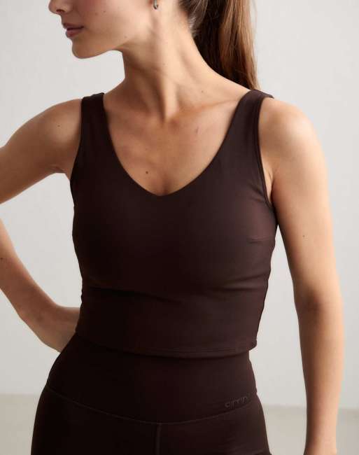 Aim'n - Sense - Bralette marrón chocolate, 3 de 4