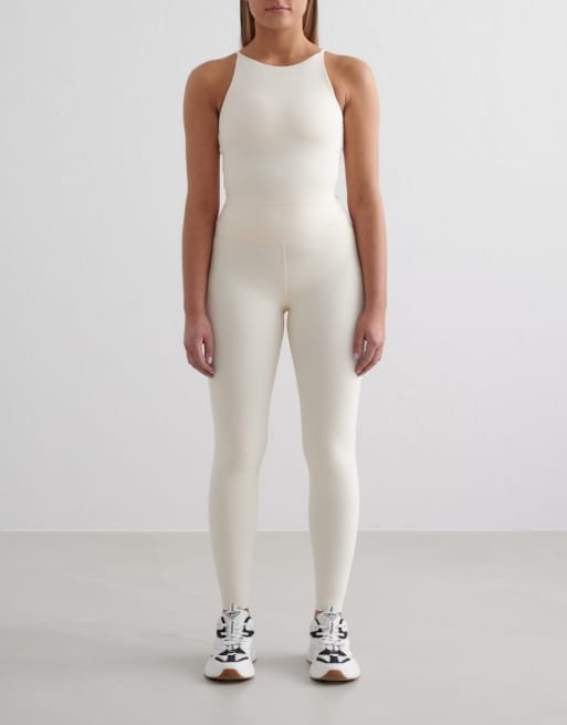 Aim'n - Sense - Collant color bianco mandorla
