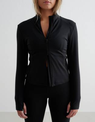 Aim'n - Sense - Jacke in Schwarz mit Reißverschluss