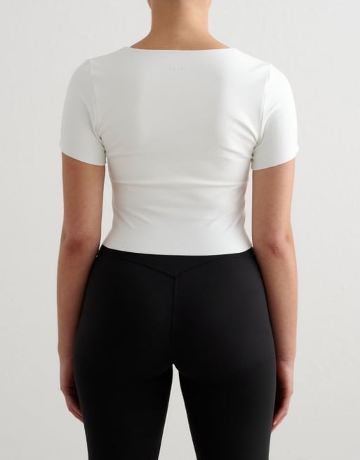 Aim'n – Sense – Kurzärmliges Bustier in Weiß, 3 von 4