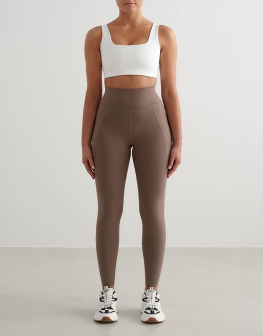 Aim'n - Sense - Leggings color torrone con tasca