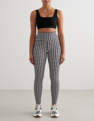 Aim'n - Sense - Leggings mit Pepita-Muster-Bunt